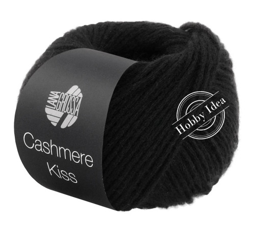 Lana Grossa Cashmere Kiss 108 Чёрный