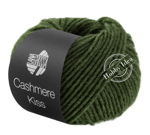 Lana Grossa Cashmere Kiss 128 Тёмно-зелёный