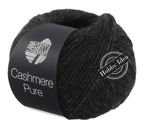 Lana Grossa Cashmere Pure 07 Антрацитовый