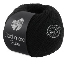 Lana Grossa Cashmere Pure 08 Чёрный