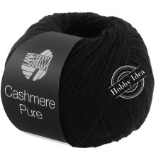 Lana Grossa Cashmere Pure 08 Чёрный