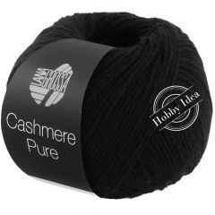 Lana Grossa Cashmere Pure 08 Чёрный