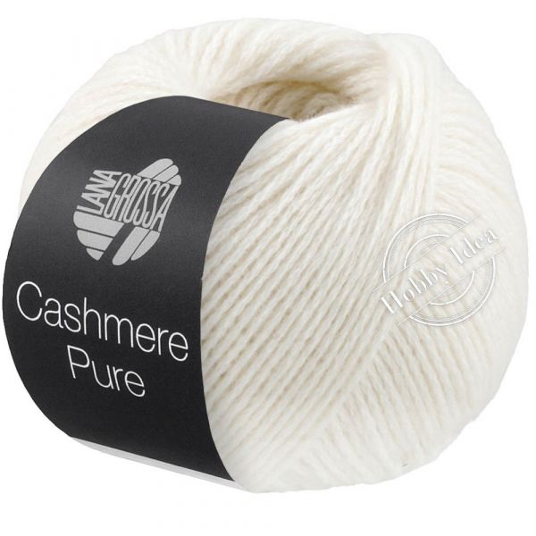 Lana Grossa Cashmere Pure 09 Белый из категории Lana Grossa Cashmere Pure