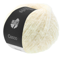 Lana Grossa Cocco 01 Натуральный белый