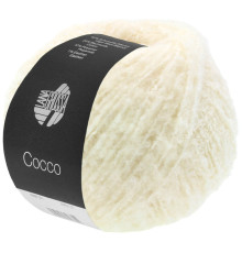 Lana Grossa Cocco 01 Натуральный белый