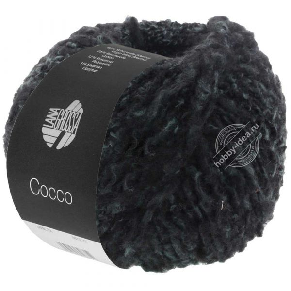 Lana Grossa Cocco 10 Чёрный из категории Lana Grossa Cocco