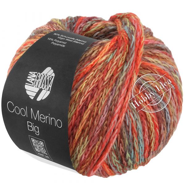 Lana Grossa Cool Merino Big Color 402 Оранжево-зелёный из категории Lana Grossa Cool Merino Big Color
