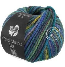Lana Grossa Cool Merino Big Color 407 Сине-зелёный