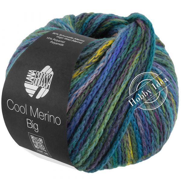 Lana Grossa Cool Merino Big Color 407 Сине-зелёный из категории Lana Grossa Cool Merino Big Color