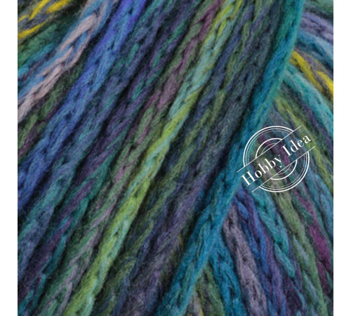 Lana Grossa Cool Merino Big Color 407 Сине-зелёный