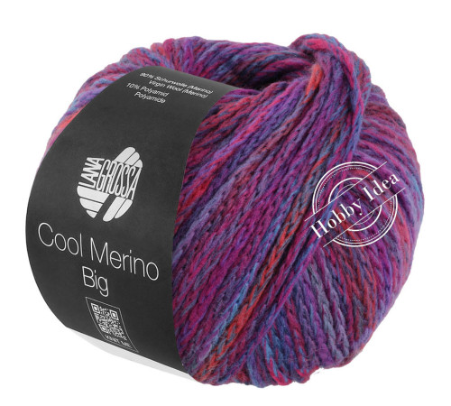 Lana Grossa Cool Merino Big Color 408 Фиолетовый