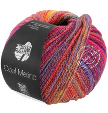 Lana Grossa Cool Merino Color 315 Сине-розово-жёлтый
