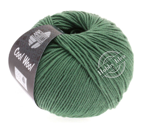 Lana Grossa Cool Wool 2021 Приглушенный зелёный