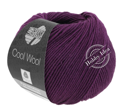 Lana Grossa Cool Wool 2023 Тёмно-фиолетовый