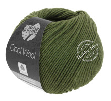 Lana Grossa Cool Wool 2042 Тёмно-оливковый