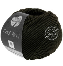Lana Grossa Cool Wool 2104 Чёрно-зелёный
