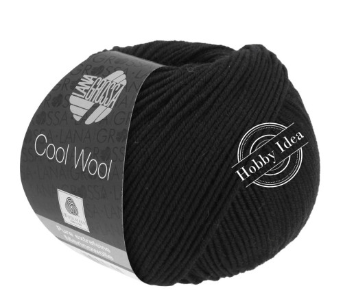Lana Grossa Cool Wool 433 Чёрный