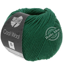 Lana Grossa Cool Wool 501 Бутылочный зелёный*