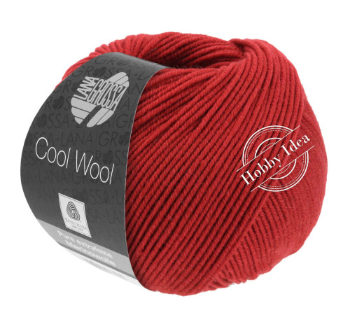 Lana Grossa Cool Wool 514 Тёмно-красный