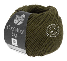 Lana Grossa Cool Wool Big 1005 Тёмный оливковый
