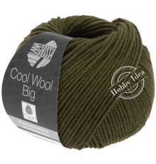 Lana Grossa Cool Wool Big 1005 Тёмный оливковый