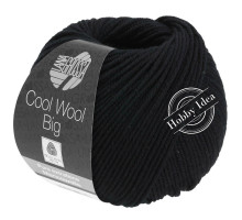 Lana Grossa Cool Wool Big 627 Чёрный
