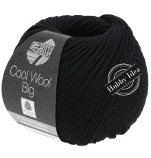 Lana Grossa Cool Wool Big 627 Чёрный