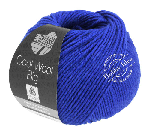 Lana Grossa Cool Wool Big 934 Яркий василёк