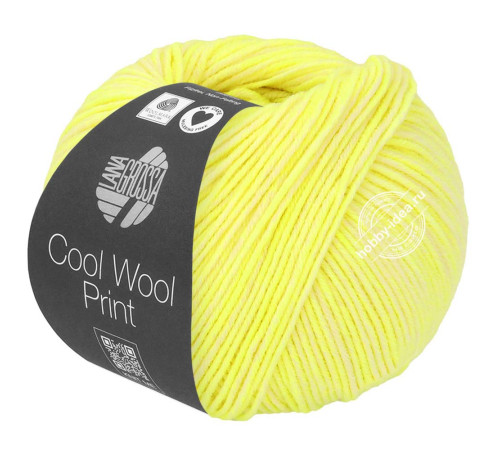 Lana Grossa Cool Wool Neon Print 6521 Жёлтый