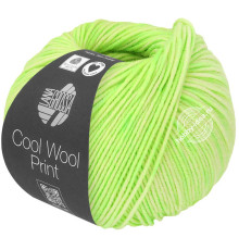 Lana Grossa Cool Wool Neon Print 6522 Светло-зелёный