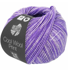 Lana Grossa Cool Wool Neon Print 6524 Фиолетовый