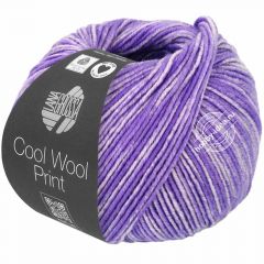 Lana Grossa Cool Wool Neon Print 6524 Фиолетовый