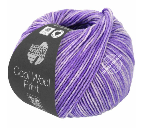 Lana Grossa Cool Wool Neon Print 6524 Фиолетовый