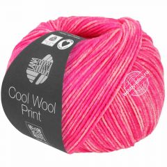 Lana Grossa Cool Wool Neon Print 6525 Розовый