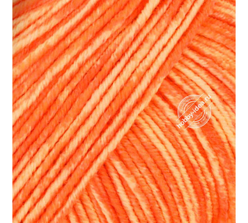 Lana Grossa Cool Wool Neon Print 6526 Оранжевый