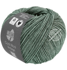 Lana Grossa Cool Wool Vintage 7368 Пыльный зелёный