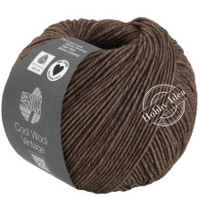 Lana Grossa Cool Wool Vintage 7384 Тёмно-коричневый