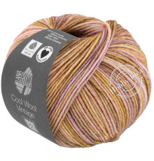 Lana Grossa Cool Wool Vintage 7386 Лилово-коричневый