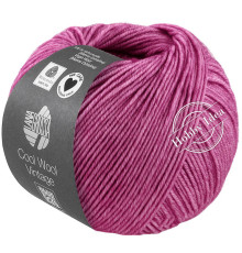 Lana Grossa Cool Wool Vintage 7389 Яркий розовый