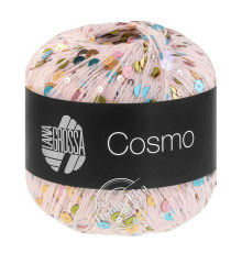 Lana Grossa Cosmo 12 Роза разноцвет