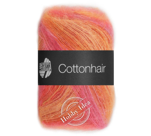 Lana Grossa Cottonhair 101 Розово-оранжевый