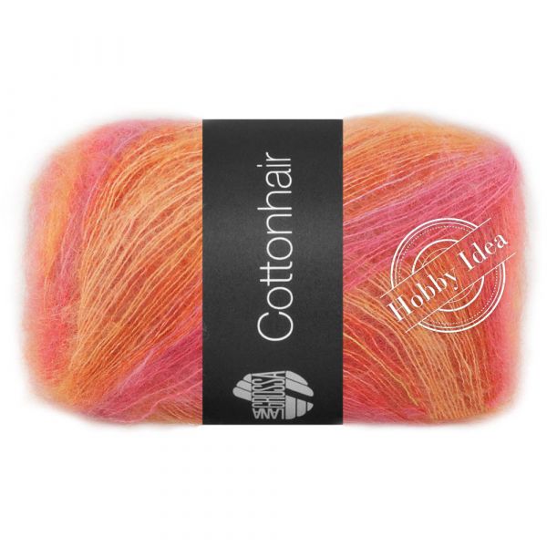 Lana Grossa Cottonhair 101 Розово-оранжевый из категории Lana Grossa Cottonhair