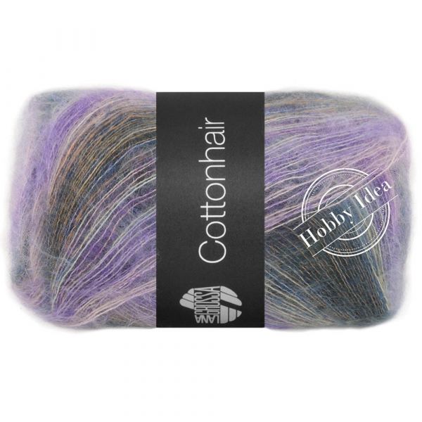 Lana Grossa Cottonhair 104 Серо-фиолетовый из категории Lana Grossa Cottonhair