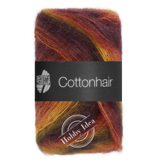Lana Grossa Cottonhair 110 Рыжие полоски