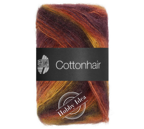 Lana Grossa Cottonhair 110 Рыжие полоски