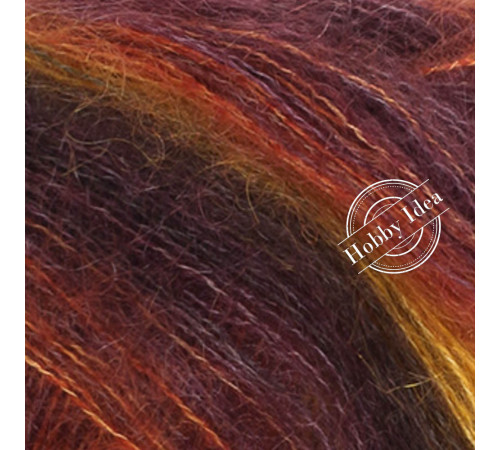 Lana Grossa Cottonhair 110 Рыжие полоски