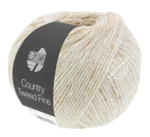 Lana Grossa Country Tweed Fine 101 Суровый белый
