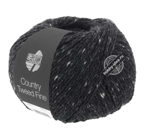 Lana Grossa Country Tweed Fine 106 Чёрный