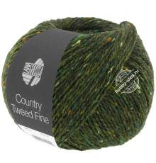 Lana Grossa Country Tweed Fine 107 Тёмно-зелёный