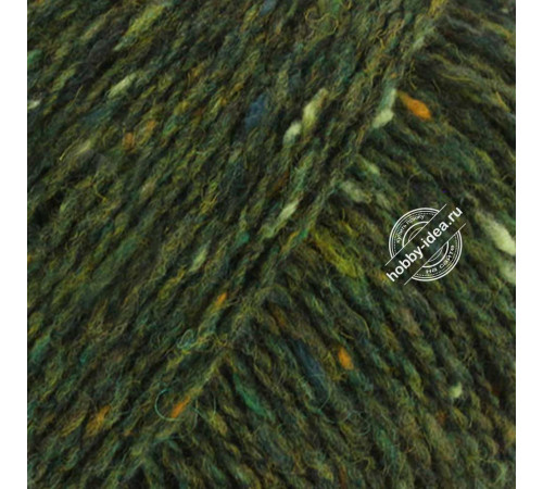Lana Grossa Country Tweed Fine 107 Тёмно-зелёный